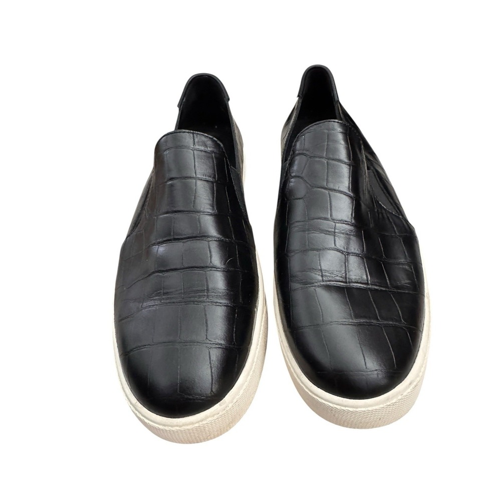 Cole Haan Grandseries Slip On Sneakers Black Croc Women 9.5 - Picture 4 of 5